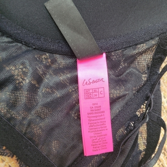 LA Senza Corset Style Front Closure Strapy Bra - Picture 4 of 8